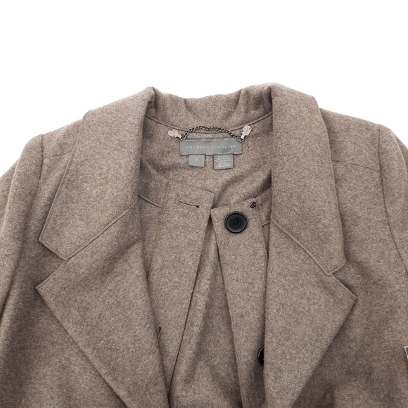 Proenza Schouler | Wool Cashmere Coat in Tan - Picture 7 of 9